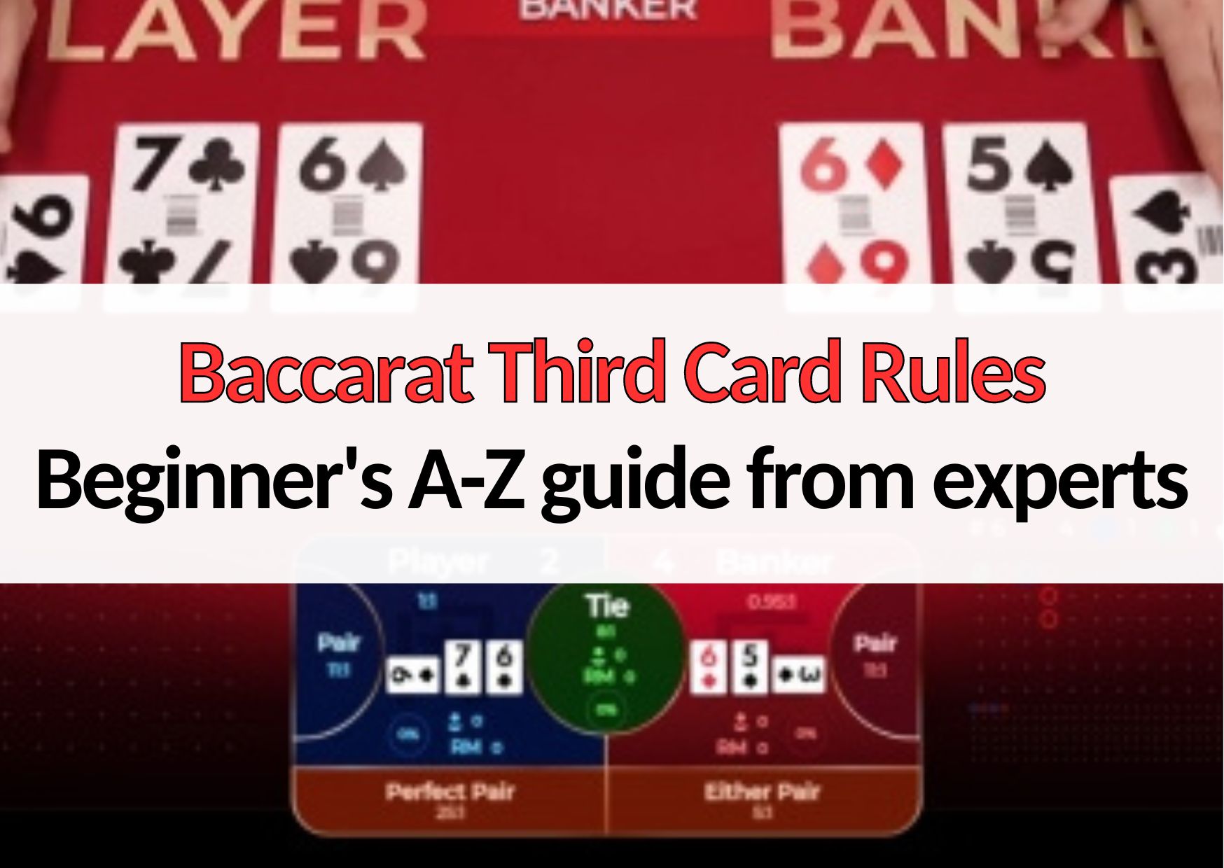 Baccarat Third Card Rules: Beginner's A-Z guide from experts